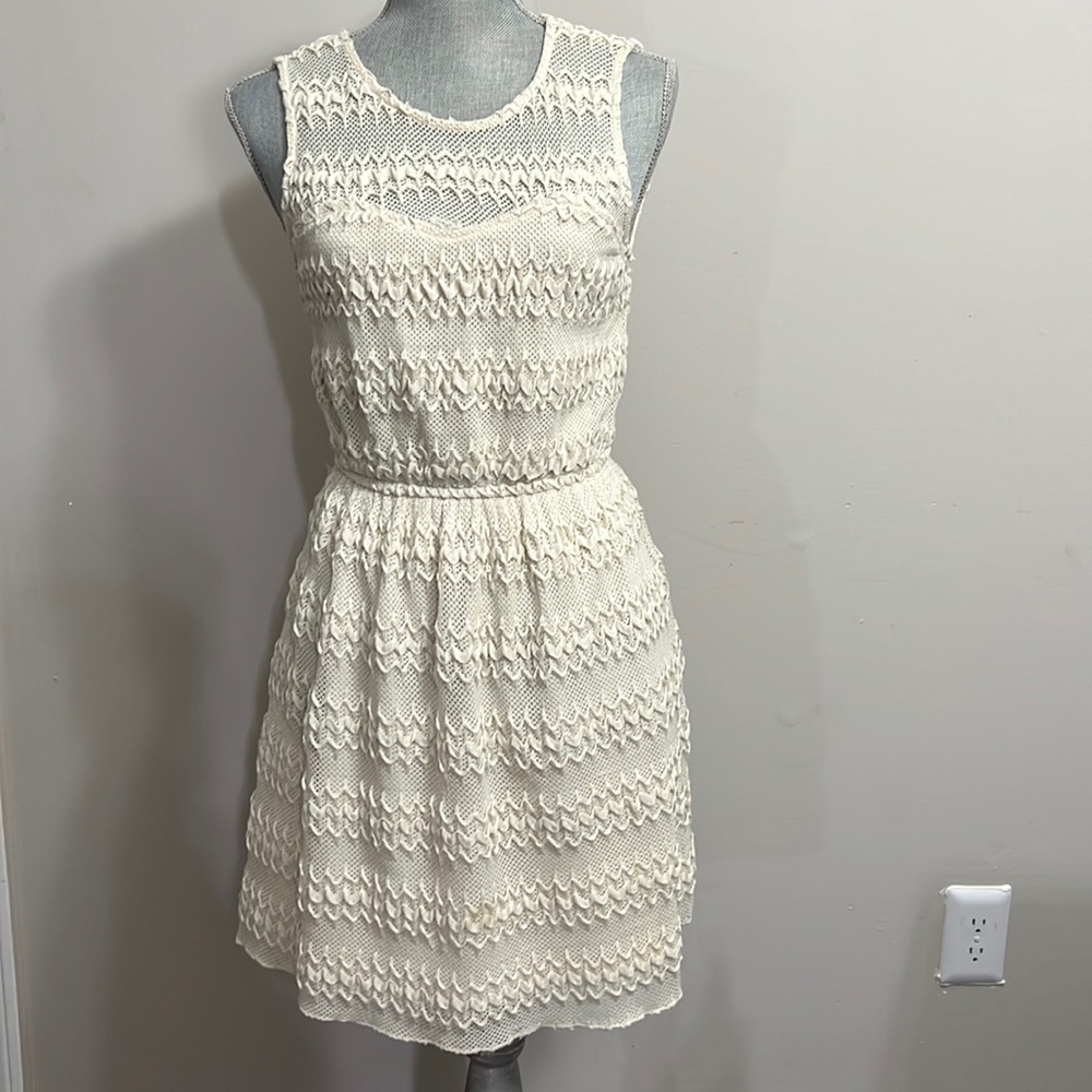 Cream Dress Pinky
